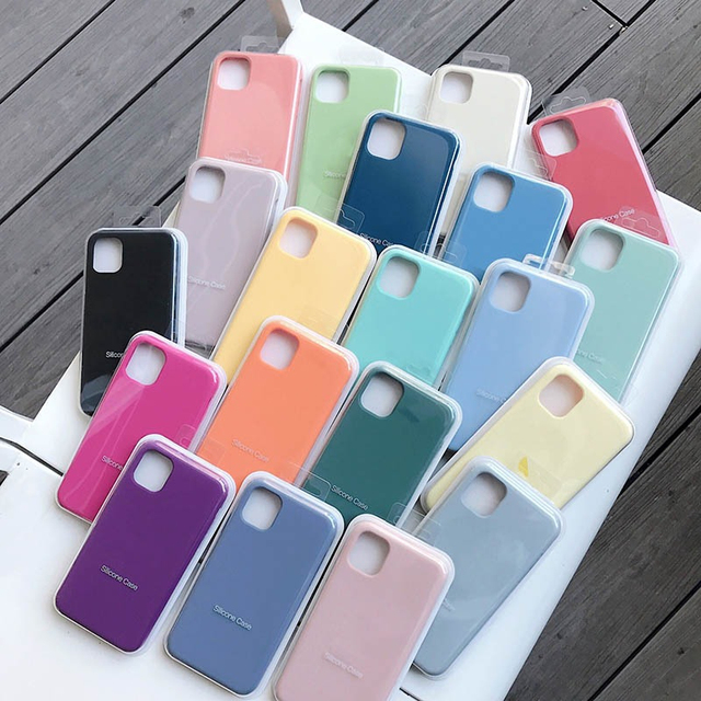 Hot Selling Phone Cover for iPhone 16 Pro Max 15 14 Plus 13 Pro 12 Mini 11 Full Cover Soft Silicone Phone Back Cover Mobile Case