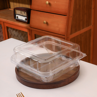 Emballage de vente au détail personnalisé en blister pour Puff Mochi, plateau alimentaire en blister transparent PET pour boulangerie, snack, supermarché