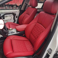Housses de siège sur mesure pour voiture, accessoires de voiture, pour 5 sièges, cuir, F10 F30 E90E92 F36 X1 X2 X3