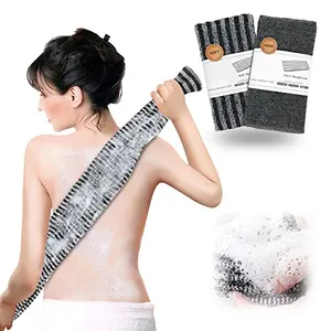 Japanese Rubbing Washcloth Bath Nylon Towel Brush for Back Towels Exfoliating Scrub Shower Sponge Body Bathroom Accessories