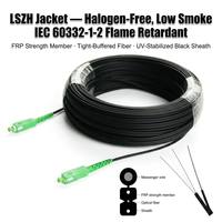 Câble de raccordement FTTH SC/APC SC/APC Monomode G657A2 Extérieur/Intérieur Gaine LSZH Utilisation Centre de Données FTTX ONU/ONT