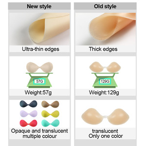 Silicona Pretty Hot Sexy Big Breast Lift up Ampliar Sujetador de pecho Doule Push up Sujetador de silicona grueso - Product Image 5