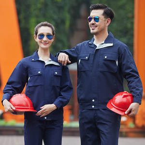 Werkkleding Voor Heren En Dames In De Herfst Stelt Bouwplaats En Autoreparatiewerkplaatsen Voor Arbeidsbescherming Voor Arbeiders In - Product Image 1