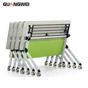 <span class=keywords><strong>Table</strong></span> <span class=keywords><strong>de</strong></span> conférence pliable <span class=keywords><strong>de</strong></span> bureau moderne <span class=keywords><strong>de</strong></span> <span class=keywords><strong>haute</strong></span> qualité GUANGWEI, écologique, pour l'école, la salle <span class=keywords><strong>de</strong></span> classe, la formation - Product Image 1