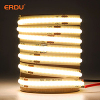 Bande LED AC ultra-lumineuse, bande LED COB DC 24V, lumière LED IP20 conforme à la norme ROHS, 320 LED/m, blanc chaud/neutre/blanc, rouleau de bande LED, CE CB ETL