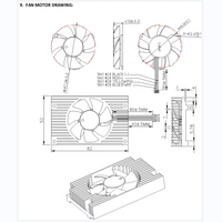 Ventilateur à roulements à billes tout en aluminium avec dissipateur thermique intégré Rockchip Rk3588 Rk3568 Carte mère principale Android Dissipateur thermique Radiateur
