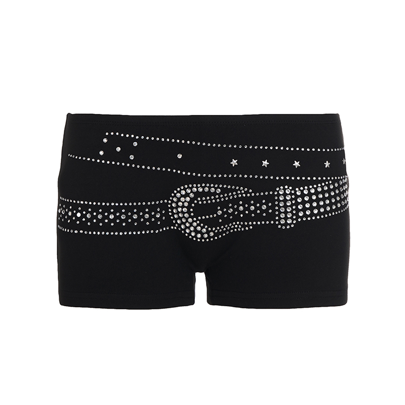 pantalones cortos negros