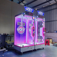 Machine de jeu d'arcade à monnayeur Hot Sale Lucky7 Timing Challenge avec cabinet transparent pour parc d'attractions