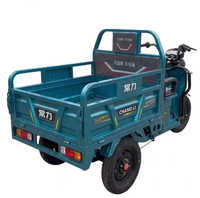 Tricycle électrique à 3 roues CL1200DZH, boîte de chargement de 1,3 m, capacité de charge de 200 kg, vitesse de 35-45 km/h, moteur en acier de plus de 1000 W pour le transport de marchandises