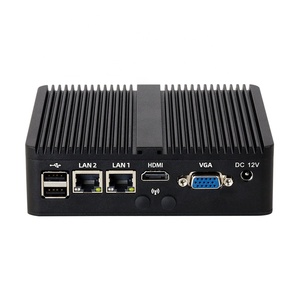 มินิพีซี Celeron J6412 Quad Core Quad Thread 6USB พร้อมพอร์ต VGA HD PCIE/SATA หน่วยความจำ 16GB คอมพิวเตอร์พกพาไร้พัดลม H30 2LAN 6USB มินิ - Product Image 3