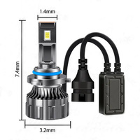 Lámpara Delantera Súper Brillante C6 H7 25000lm, Bombilla LED para Auto H1 H3 H11 9005 9006, Faro Antiniebla, Faro Delantero LED H4 para Auto