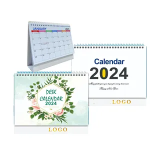 Calendario 2024 logotipo personalizado motivacional 365 inspirador diario Flip Table escritorio calendario planificador