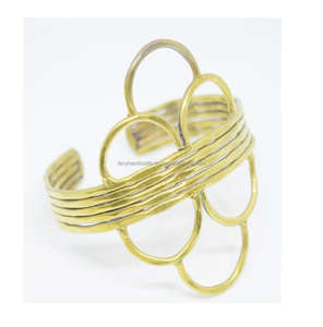 2025 pavo bronce latón 20mm Pavo Real estilo coreano joyería ajustable chapado en oro brazalete Dubai brazaletes brazalete joyería - Product Image 2