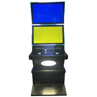 Mesin Game Keterampilan LED Layar Ganda 27 Inci USA PA, Mesin Hiburan Dalam Ruangan Paling Populer, Papan CPU, Video Game, Kabinet Logam