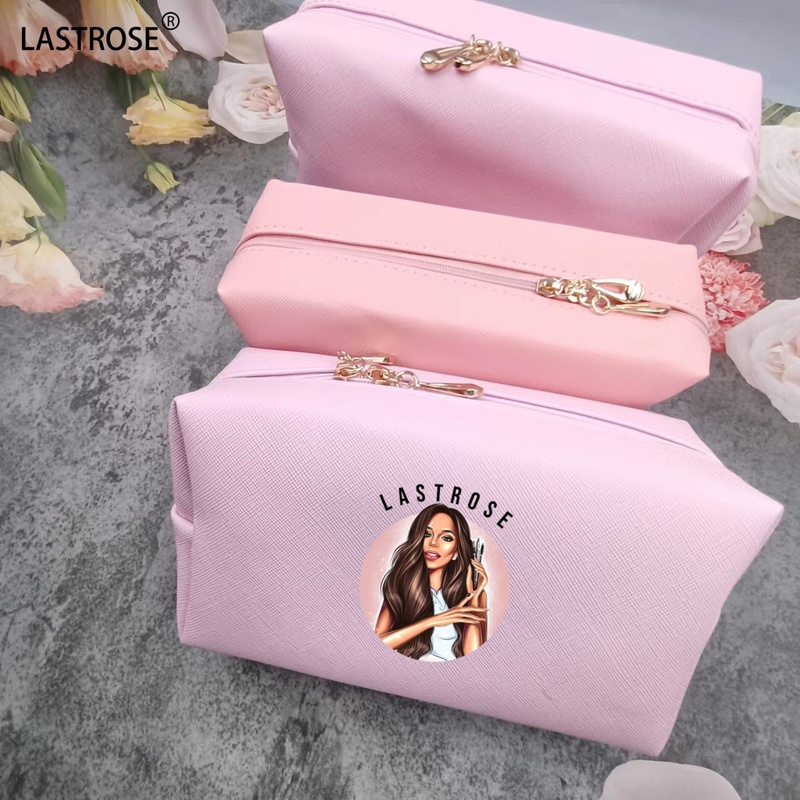 Leather Makeup Bag Multi Colors Large