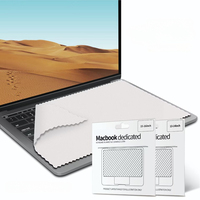 Chiffon de nettoyage en microfibre anti-poussière pour écran et clavier d'ordinateur portable, protection contre les traces, pour MacBook Air Pro 13" 14" 15" 16"