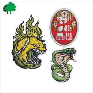 공장 직영 OEM 맞춤 고품질 저렴한 테니스 자수 백 챕터 핸드컷 보더 자수 패치 - Product Image 5