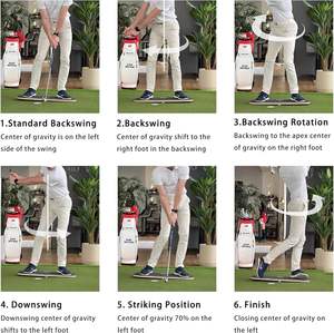 Plaques de pression pour le mouvement des deux pieds lors du swing de <span class=keywords><strong>golf</strong></span> en bois, planche d'équilibre pour le décalage de poids, planche d'équilibre pour le swing de <span class=keywords><strong>golf</strong></span> - Product Image 5