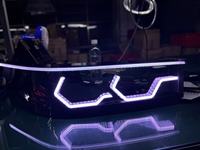 Feux de circulation diurne à LED Lampe frontale à LED 5D Angel Eye Phares Auto Light WRGB Color App Control DRL Turn Signal Daylights