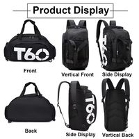 2024 nouveau sac de voyage Durable Portable en Nylon personnalisé YCH pour l'exercice de gymnastique sac de sport en tissu imperméable avec logo de marque sac de sport