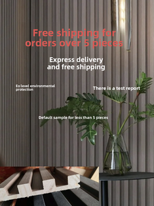 Panel de Madera Sólida con Diseño de Ondas Semicirculares para Decoración de Pared en Sala de Estar, Garantía de 5 Años - Product Image 2