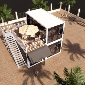 Custom Made High Quality Prefab Tiny House Prefabricated Container Residential Homes in Algeria