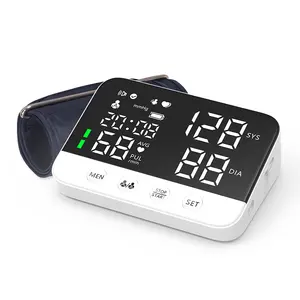 Sıcak satmak tıbbi BP makinesi arka LED otomatik akıllı dijital kol kan basıncı monitörü satın tansiyon aleti yetişkin