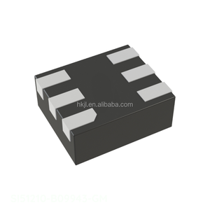 Componentes de Circuitos Electrónicos SI51210-B09943-GM 6 WFDFN, Fabricante de Temporizadores de Reloj, Canal - Product Image 1