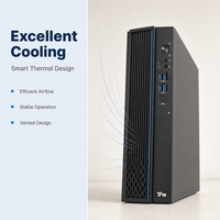 Zhaoxin KX U6780A 8 Core 2.7GHz Sistem Desktop Rendah Kebisingan 16GB RAM 512GB NVME SSD 8L Casing Kompak Bersama Layar Tampilan