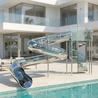 Fabricant de sculptures d'art en métal inoxydable pour l'aménagement extérieur : parcs, piscines, grands toboggans tubulaires, villas et jardins