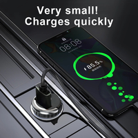 Chargeur de voiture USB double port Type-C à charge rapide 36W 5V/3A QC3.0 PD3.0 PD36W en matériau ignifuge, couleur personnalisée en usine CC88