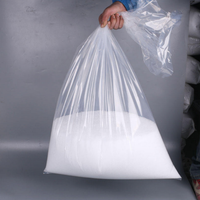 Sacs en polyéthylène transparents multi-tailles, ouverts en dessus, de qualité alimentaire, pour la vente en gros, l'emballage en vrac et la solution de stockage