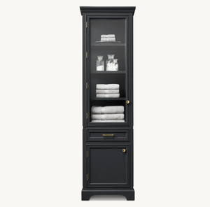 American Style Modern Oak <strong>Wood</strong> <strong>Bathroom</strong> <strong>Cabinet</strong> - Product Image 3