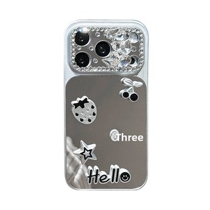 Funda para <span class=keywords><strong>iPhone</strong></span> 17 <span class=keywords><strong>Pro</strong></span> Max con Diseño de Corazón y Lazo de Diamantes de Imitación, TPU+PC, Espejo Plateado, Lujosa, Personalizada, para Mujer, Compatible con <span class=keywords><strong>iPhone</strong></span> 16 <span class=keywords><strong>Pro</strong></span>, 15, <span class=keywords><strong>14</strong></span>, 13 - Product Image 6