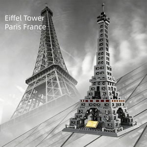 Bloques de Construcción de la Torre Eiffel, Juguete en Miniatura de Arquitectura Francesa Famosa, Modelo Creativo de Construcción, Venta al por Mayor - Product Image 1