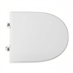 Sedile WC per Simas Europa 2 Forma 4, Bianco, Lunghezza 50,5 cm, Cerniere a Sospensione - Product Image 3