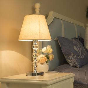 Lampe de table en cristal de style européen minimaliste moderne avec télécommande pour chambre à coucher, salon, hôtel, mariage romantique, créative - Product Image 3