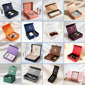 Scatola Rigida di Lusso con Goffratura/Debossing, Confezione Cosmetica in Carta con Chiusura Magnetica, Scatola Regalo Artigianale con Magnete e Inserto in Schiuma - Product Image 4