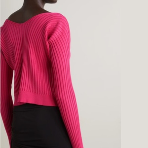 <span class=keywords><strong>Cardigan</strong></span> <span class=keywords><strong>Sexy</strong></span> con Scollo a V e Apertura Frontale per Donne, Maglione Estivo Casual Traspirante 100% Cotone con Ricami e Maniche Lunghe - Product Image 3