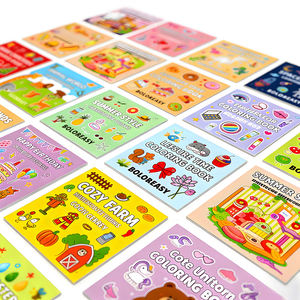 خدمة طباعة كتب تلوين للأطفال عالية الجودة مخصصة، كتاب رسم مخيط بالسرج، خدمة طباعة كتب التلوين - Product Image 2