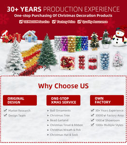 Prezzo all'ingrosso <span class=keywords><strong>OEM</strong></span> personalizzato vendita calda natale ornamento infrangibile decorazioni albero di natale 5cm di plastica natale palla Set - Product Image 4