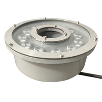 Yaokinglite YK-FT135 304SS Aluminium 36W 24V IP68 Lumière de fontaine LED blanc chaud pour paysage Corps de lampe en acier inoxydable