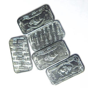 定制金属硬币钼锭1克999精细钼水牛金条纪念品硬币 - Product Image 3