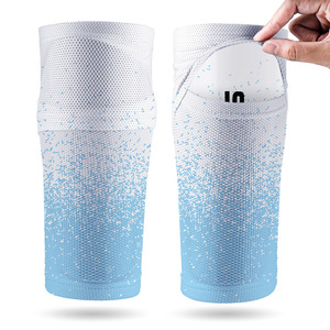 2 gói <span class=keywords><strong>Pro</strong></span> bóng đá chân tay áo vớ nén trên bắp chân cho bóng đá bóng chày bóng rổ bóng bầu dục - Product Image 6