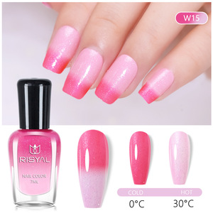 Set de Esmalte de Uñas Termosensible que Cambia de Color, Sin Necesidad de Lámpara UV, Secado Rápido y Sin Desprendimiento, Arte de Uñas con Degradado Negro - Product Image 5