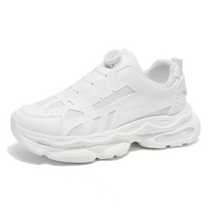 Chaussures de course en mesh imprimé, à lacets, bout rond, respirantes, semelle extérieure en caoutchouc, style toutes saisons - Product Image 2