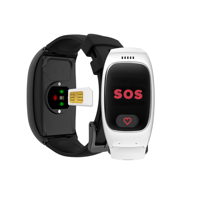 SOS Calling 4G IP67 GPS Navigation Elderly Watch Fall Alarm Detection Tracker Long Standby Time for Old Men