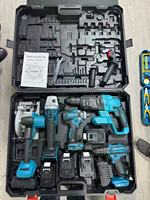 Ventes directes usine : Ensemble d'outils à batterie lithium 21V, Ensemble d'outils de jardin, Ensemble d'outils pour véhicules, Meuleuse, Perceuses à couple élevé