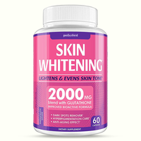 High Purity Skin Whitening Capsules Glutathione Papaya Extract Collagen Brightening Supplements for Daily Skincare