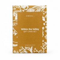 Boîte cadeau personnalisée avec couvercle, motif floral botanique, en papier kraft, pour cartes de remerciement et cartes souvenirs, ensemble d'emballage